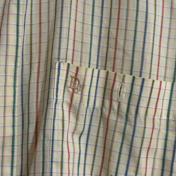90s Christian Dior Button Down Shirt - Picture 4 of 5